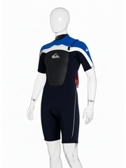 Quiksilver Mens Black & Blue Wetsuit