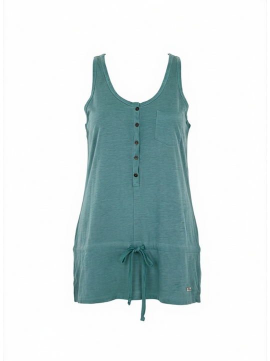 Roxy Womens Aqua Short Sleeve Blouse