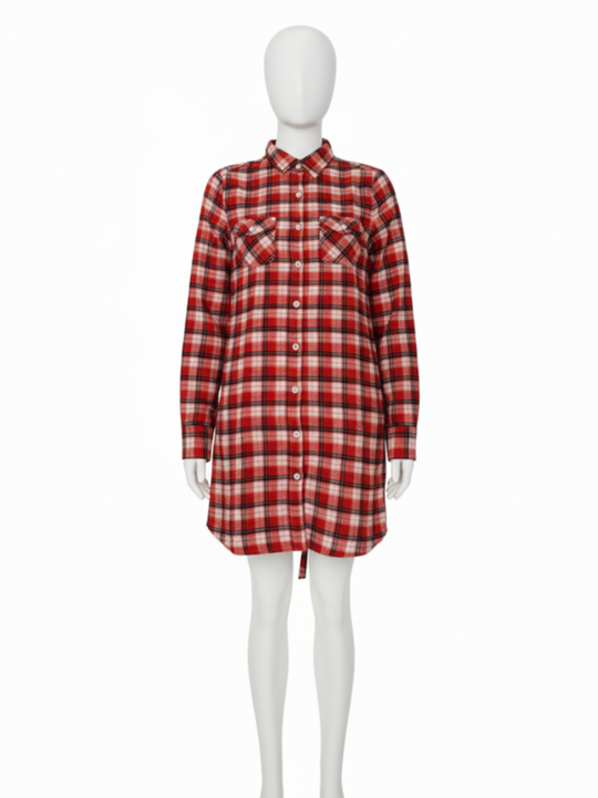 Roxy Womens London Red Shirt Dress