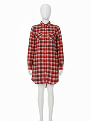 Roxy Womens London Red Shirt Dress