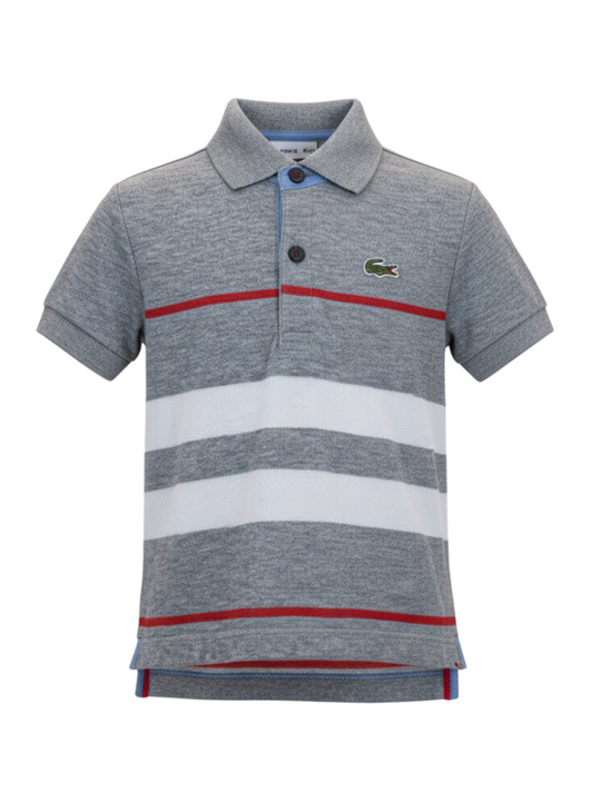 Lacoste Kids Grey Polo Shirt