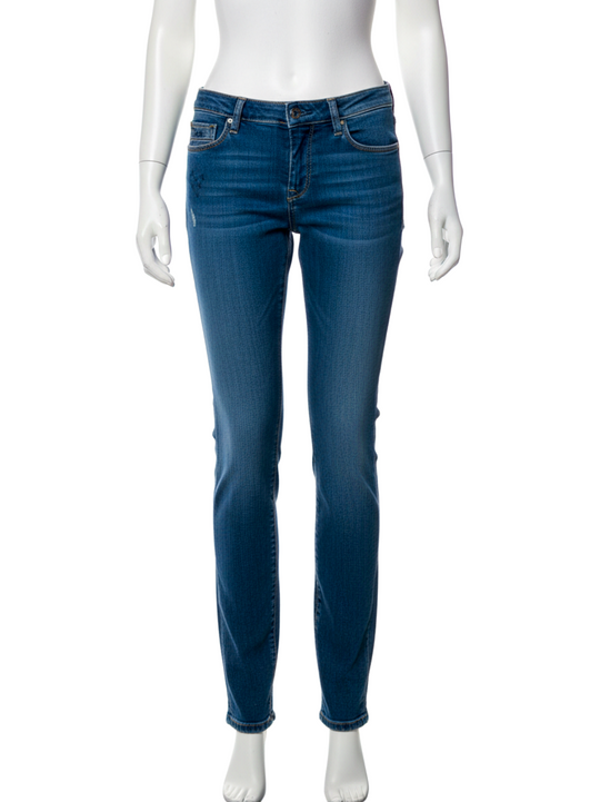 Roxy Womens Blue Denim Jeans