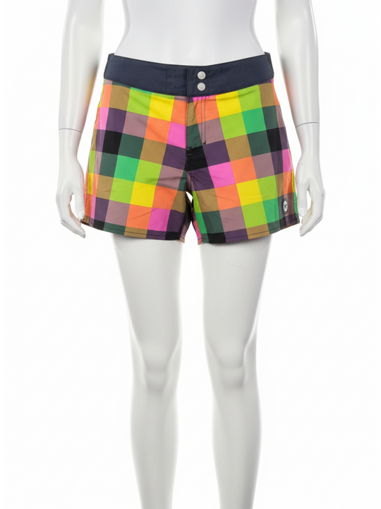 Roxy Multi-coloured Chequered Board Shorts