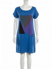 Roxy Blue Dresses with Coloured Print