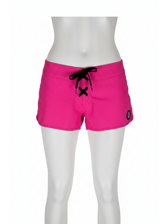 Roxy Pink with white dots short Shorts