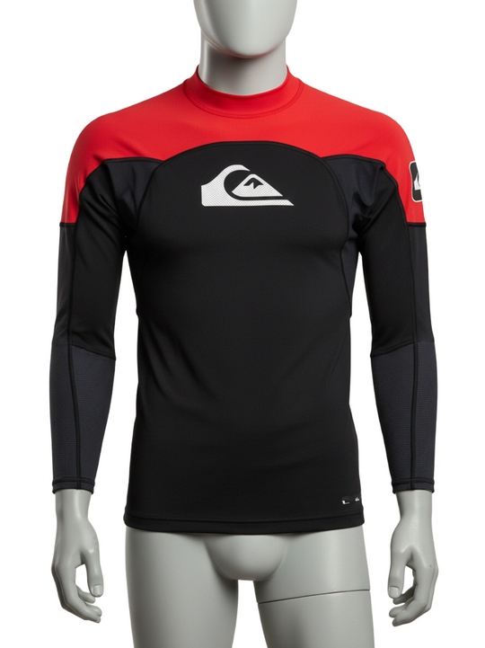 Quiksilver Black & Red Wetsuit Top