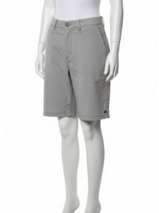 Quiksilver Womens Khaki Striped Shorts