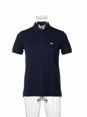 Lacoste Navy Regular Collar Polo Shirt