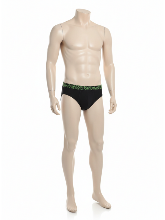 Armani Mens Black Briefs
