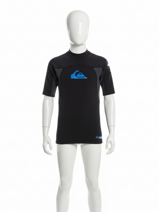 Quiksilver Boys Grey & Black Wet Suit Top