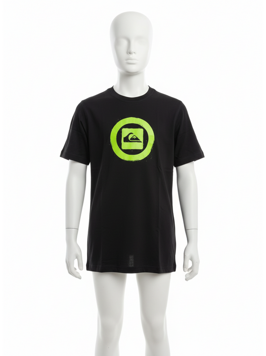 Quiksilver Junior Black & Green Swimming Top
