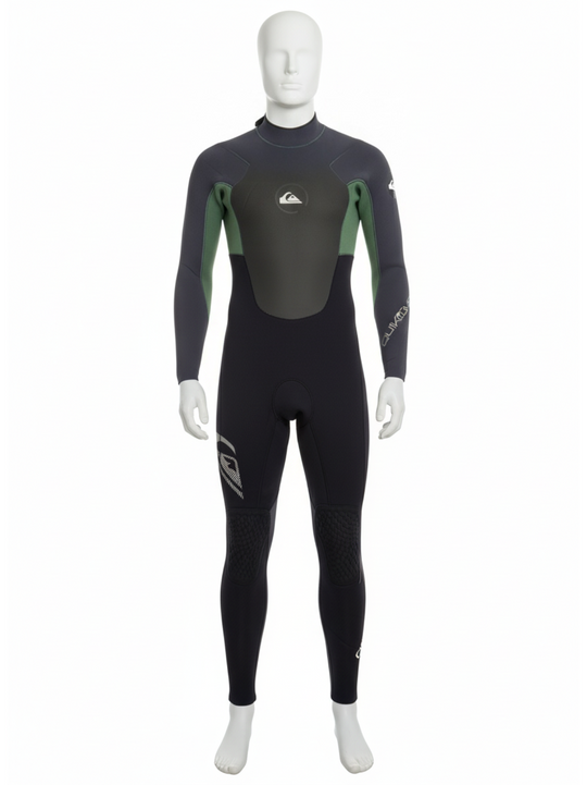 Quiksilver Mens Grey & Green Wet Suit