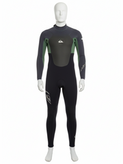 Quiksilver Mens Grey & Green Wet Suit