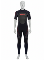 Quiksilver Mens Grey & Red Wet Suit