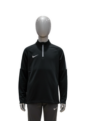 Nike Boys Black Half Zip DRI-FIT Drill Top