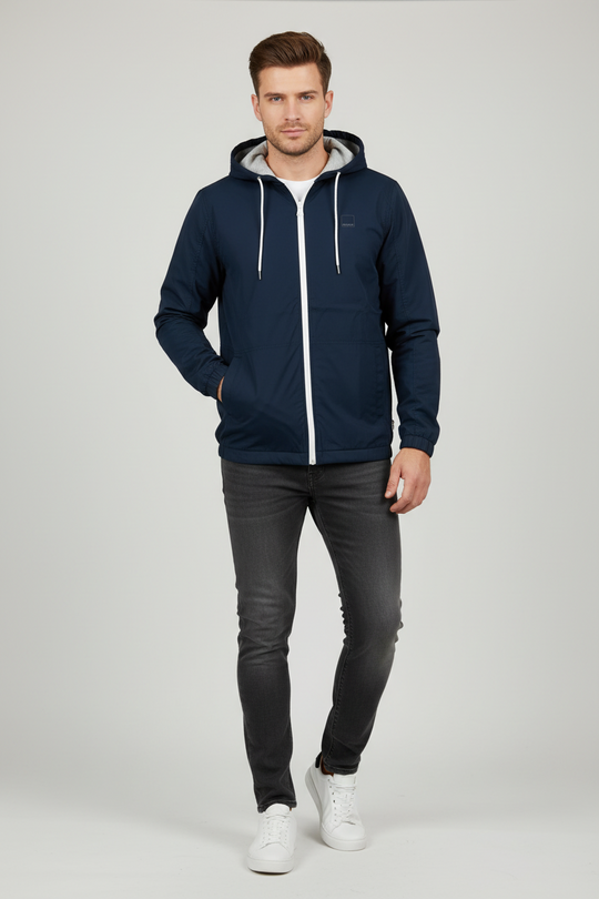 Bench Navy Zip Jacket