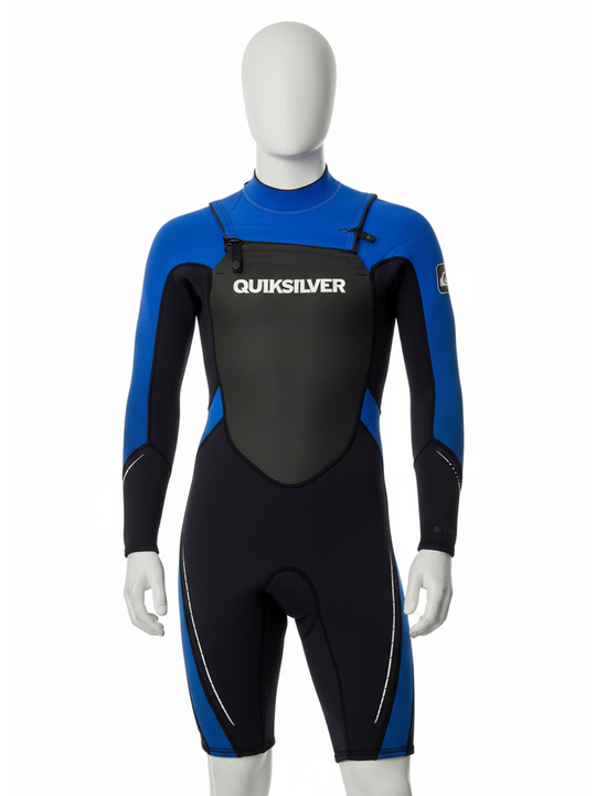 Quiksilver Mens Black and Blue Wet Suit
