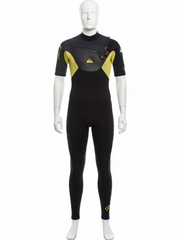Quiksilver Mens Grey & Yellow Wet Suit