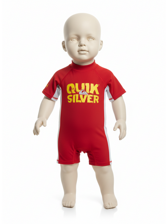 Quiksilver Toddler Red & Yellow Bathing Suit
