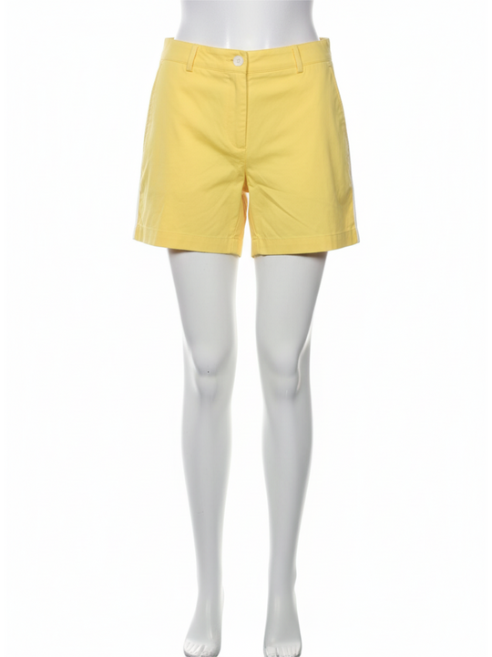 Lacoste Yellow & White Shorts