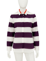 Lacoste White & Purple Shirt