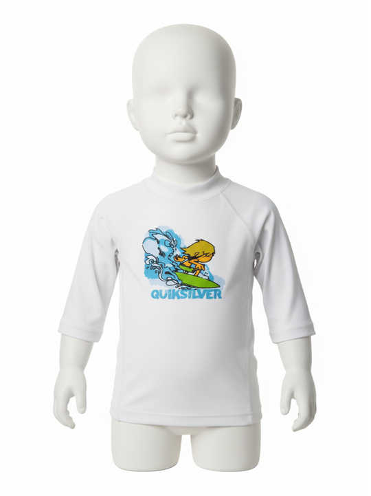 Quiksilver Junior White  Swimming Top