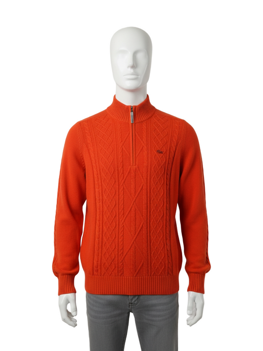 Lacoste Orange Sweater