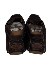 Emporio Armani Mens Brown Moccasin Loafer