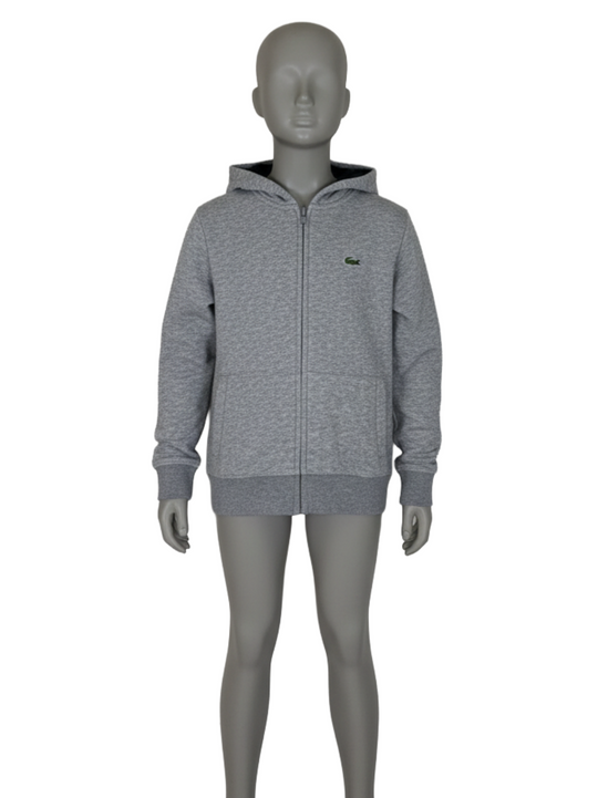 Lacoste Grey Logo Hoodie