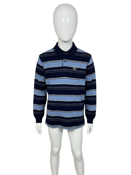 Lacoste Navy Regular Collar Logo Polo Shirt