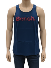Bench Navy Logo Tank Top