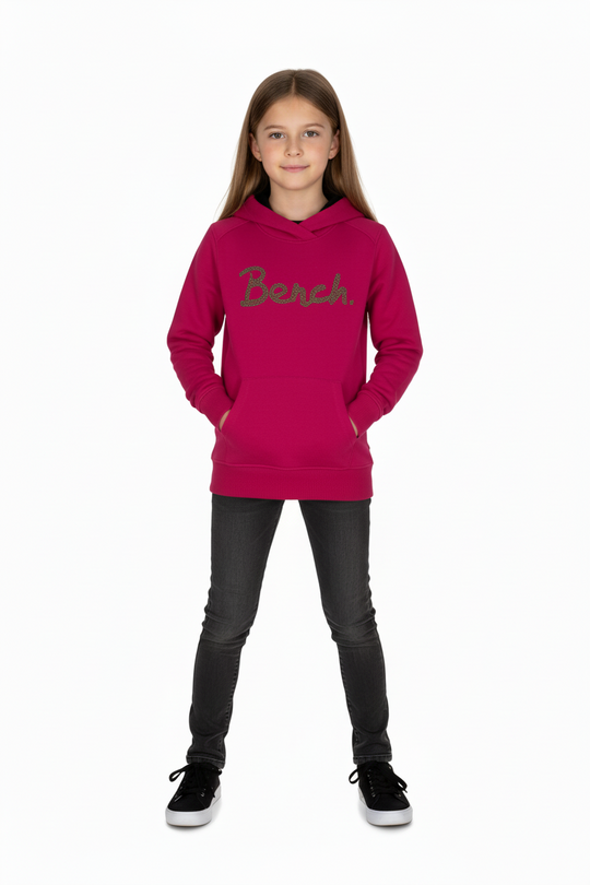 Bench Girls Pink/Gold Hoody