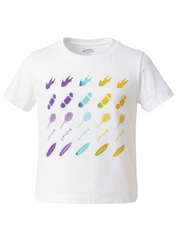 Lacoste Kids White Croc Logo Short Sleeve Crew T-Shirt