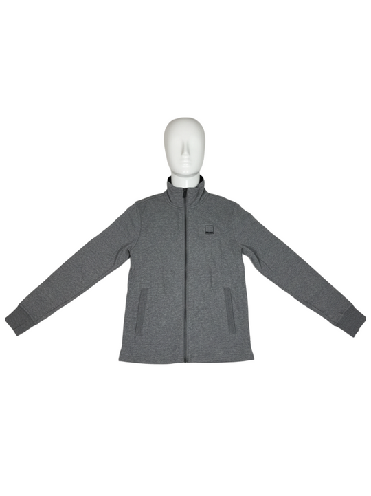 Bench Grey Zip Funnel Sweatshirt