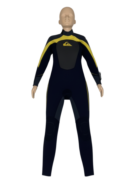 Quiksilver Boys Black & Yellow Wetsuit