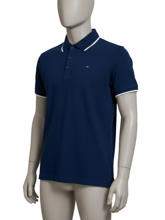 Tommy Hilfiger Mens Navy Polo Shirt