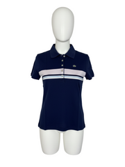 Lacoste Navy White Polo Shirt