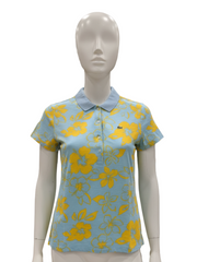 Lacoste Blue Yellow Polo Shirt