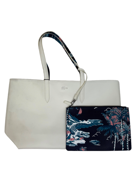 Lacoste White Logo Bag