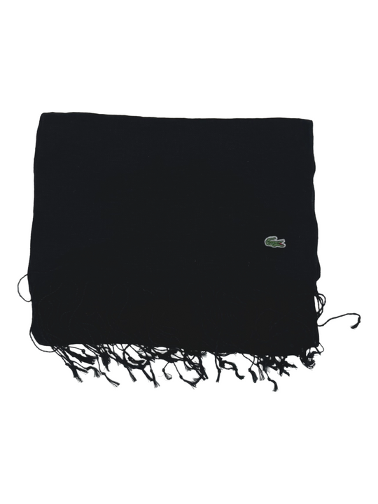 Lacoste Black Logo Scarf