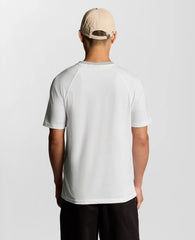 Lyle & Scott White Half Raglan T-Shirt