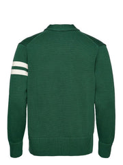 Gant Forest Green Collegiate V-Neck Sweat