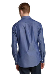 Gant Persian Blue Slim Pinpoint Oxford Button Down Shirt