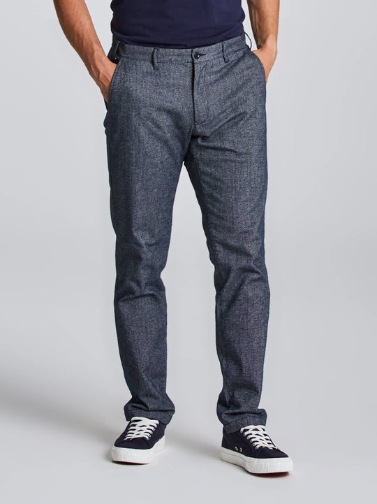 Gant Evening Blue Hallden Two Tone Pants