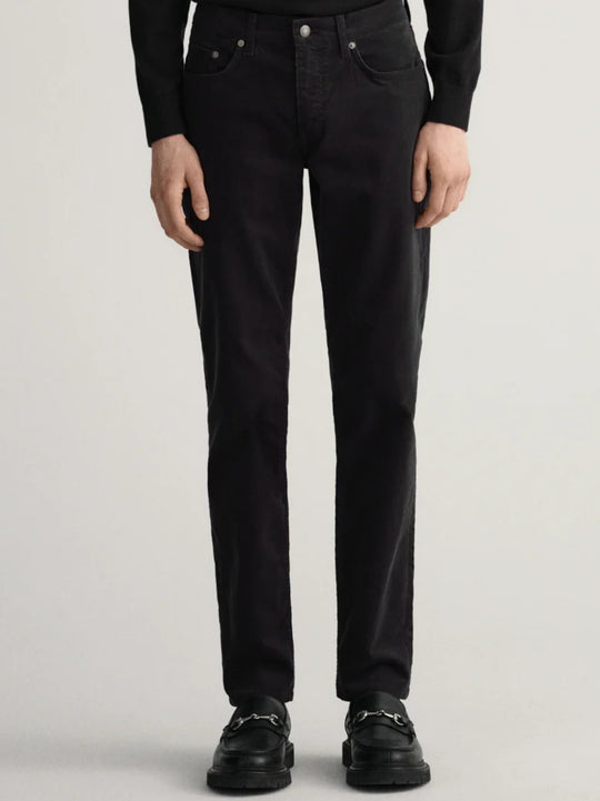 Gant Black Hayes Cord Jeans