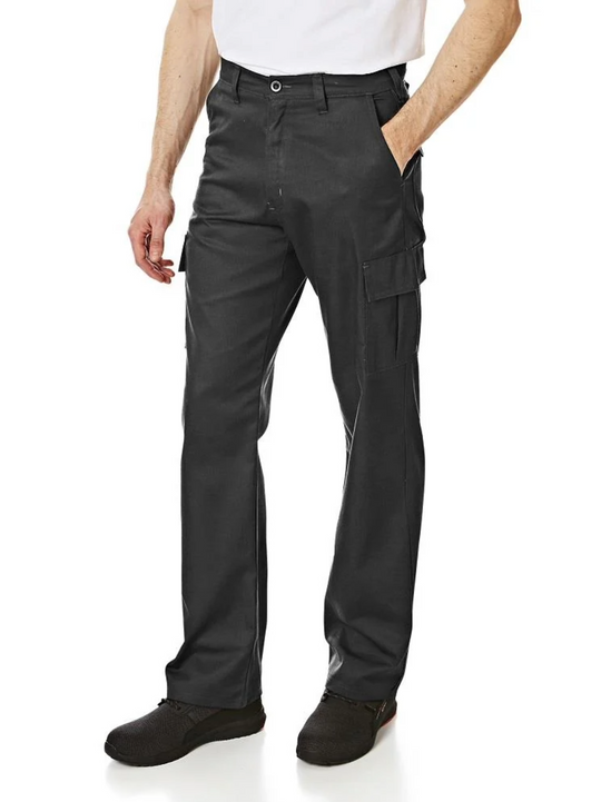 Lee Cooper Mens Cargo Trouser Black