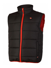 Lee Cooper Quilted Padded Vest Black