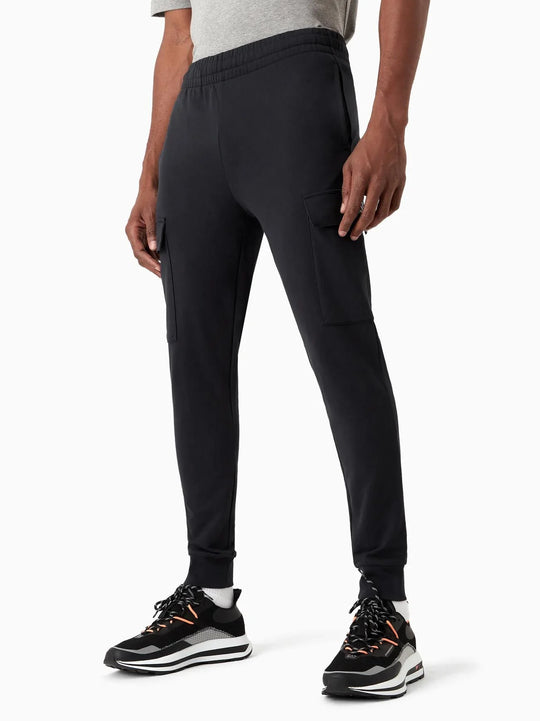 EA7 Mens Night Blue Core Identity Cargo Trouser