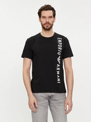 Emporio Armani Mens Black LineA T-Shirt