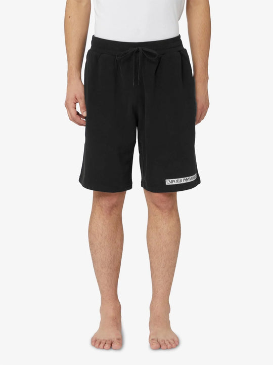 Emporio Armani Mens Black Bermuda Short